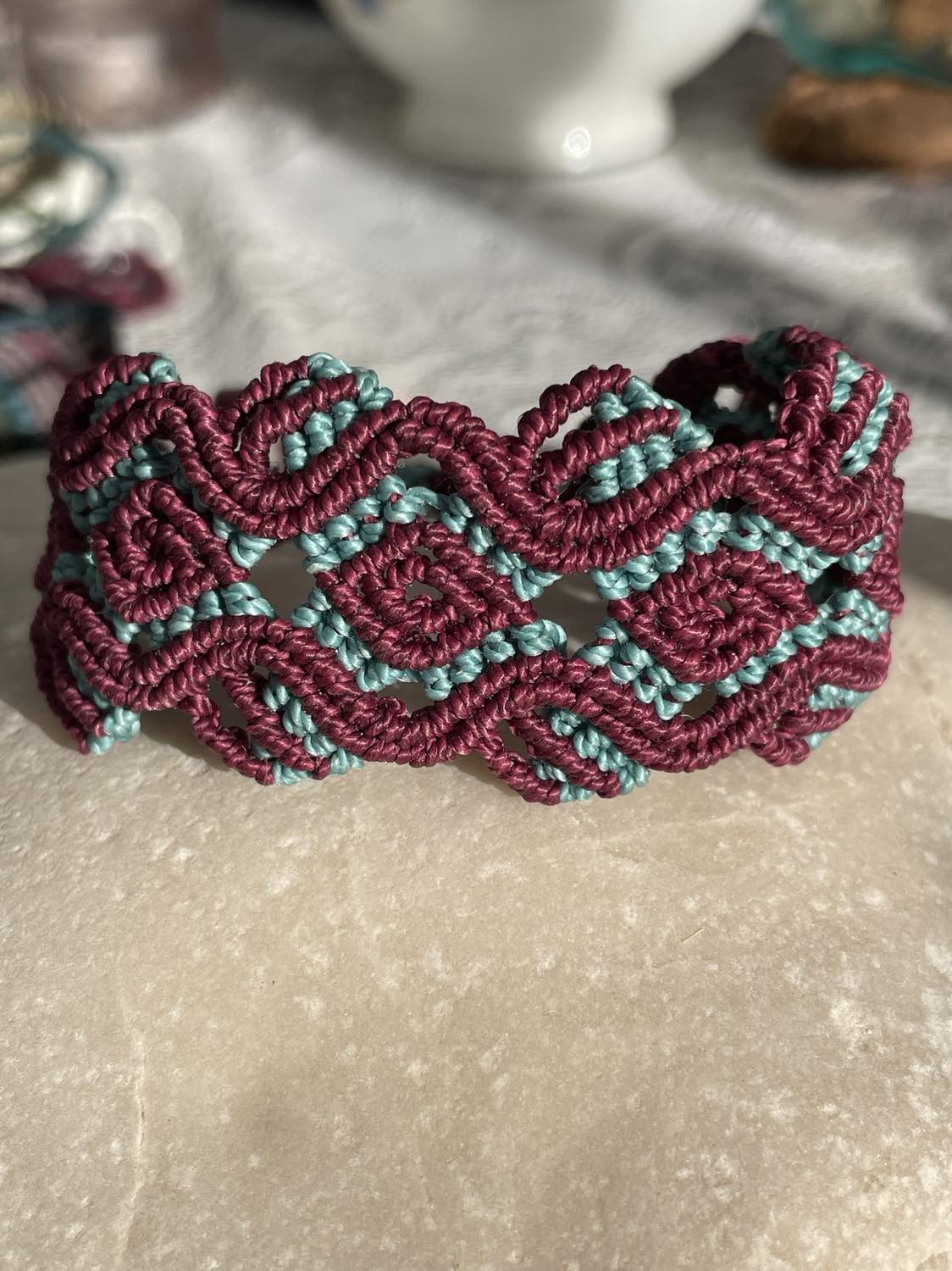 Armband makrame.